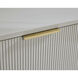 Dorada 57.25 X 19.5 inch High Gloss Grey / Gold Sideboard